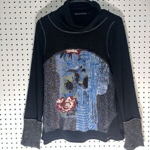 C Fait Pour Vous Paris abstract  painting long sleeve shirt